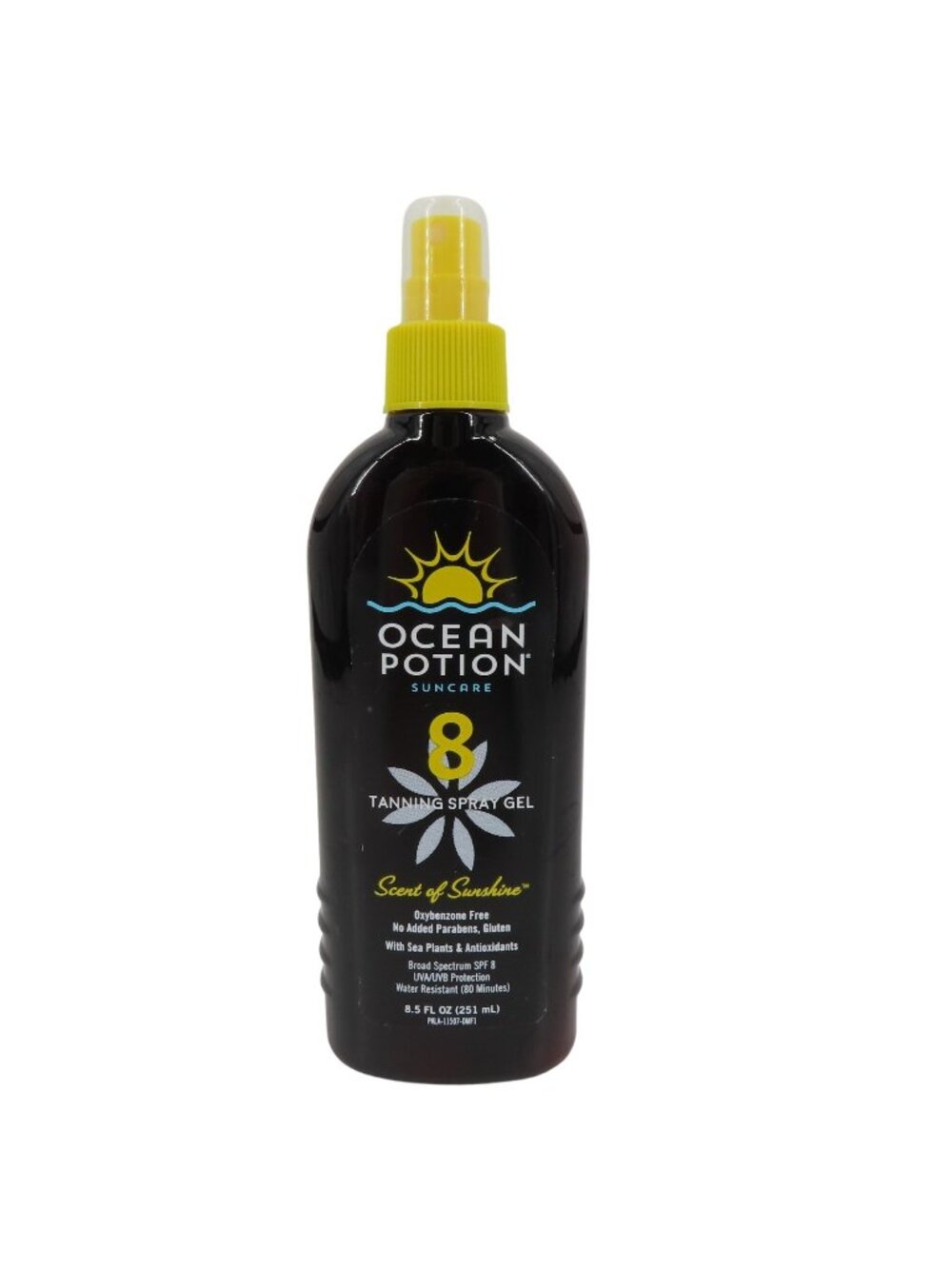 Ocean Potion Suncare 8 SPF Tanning Spray Gel 8.5 fl oz Unisex 000774115078 NEW